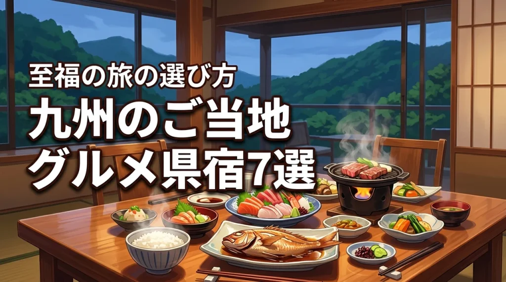 九州でご当地グルメが美味しい宿7選！至福の旅が叶う選び方を紹介