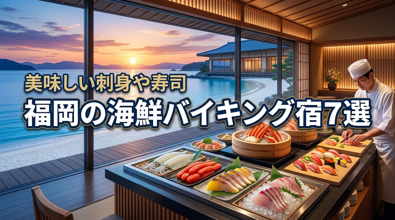 【福岡】海鮮バイキングが美味しい宿7選！刺身や寿司を堪能できる人気ホテルを厳選